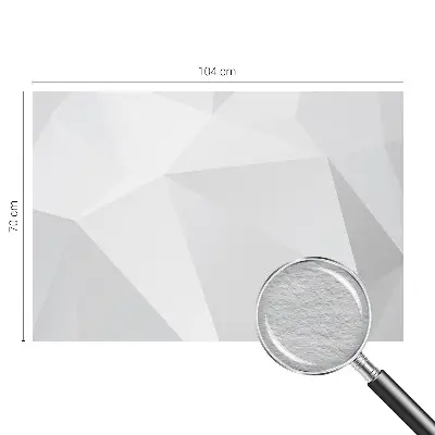 Vlies-Fototapete mit grauem Dreiecksmuster
