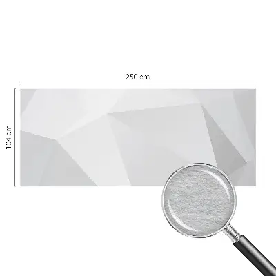 Vlies-Fototapete mit grauem Dreiecksmuster
