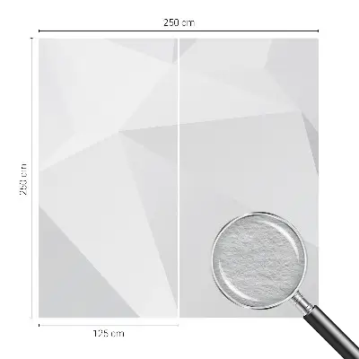 Vlies-Fototapete mit grauem Dreiecksmuster