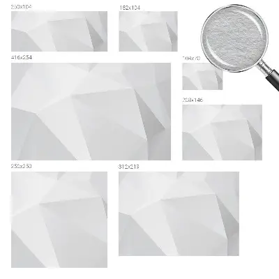 Vlies-Fototapete mit grauem Dreiecksmuster