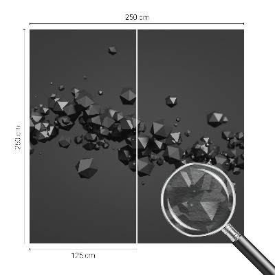 Fototapete fürs Kinderzimmer Schwarze Klumpen