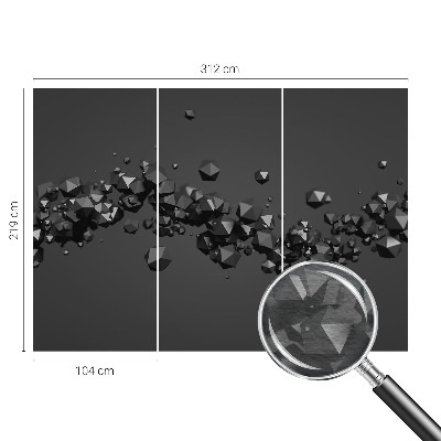 Fototapete fürs Kinderzimmer Schwarze Klumpen