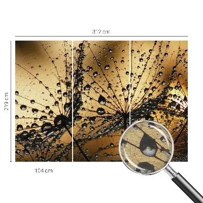 Vlies-Fototapete nach Maß mit dem Motiv „Zarte Tropfen“