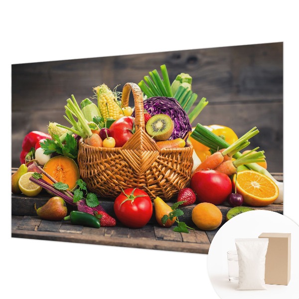 Vlies-Fototapete fürs Schlafzimmer mit einem fruchtigen Motiv