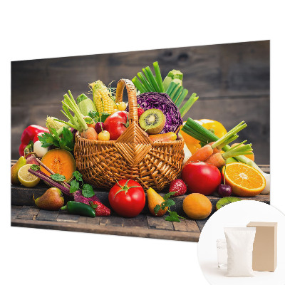 Vlies-Fototapete fürs Schlafzimmer mit einem fruchtigen Motiv