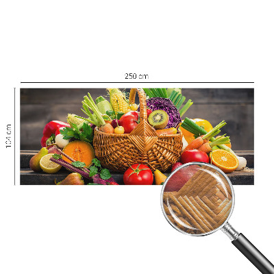 Vlies-Fototapete fürs Schlafzimmer mit einem fruchtigen Motiv