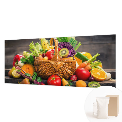 Vlies-Fototapete fürs Schlafzimmer mit einem fruchtigen Motiv