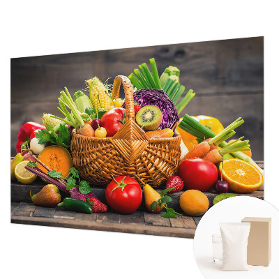 Vlies-Fototapete fürs Schlafzimmer mit einem fruchtigen Motiv