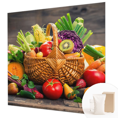 Vlies-Fototapete fürs Schlafzimmer mit einem fruchtigen Motiv