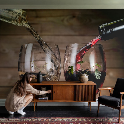 Vlies-Fototapete fürs Kinderzimmer Gläser Wein