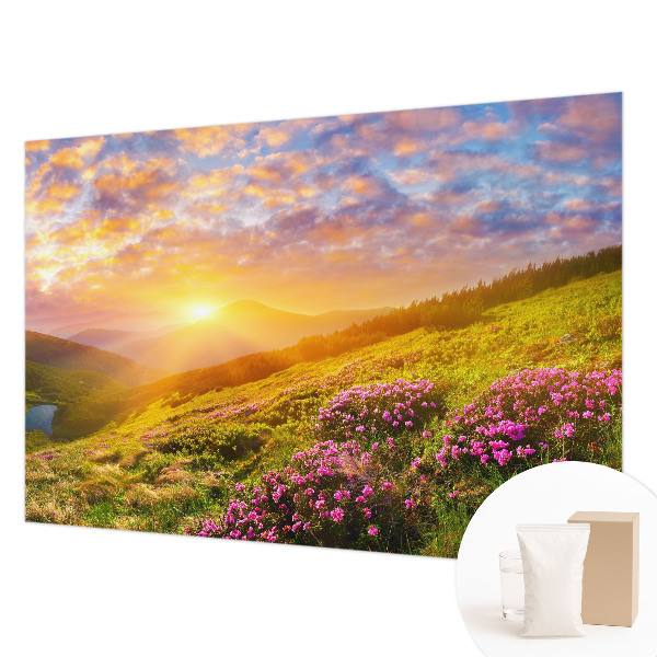 Bedruckte Vlies-Fototapete mit Motiv 'Bergwesten'