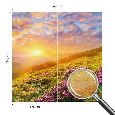 Bedruckte Vlies-Fototapete mit Motiv 'Bergwesten'