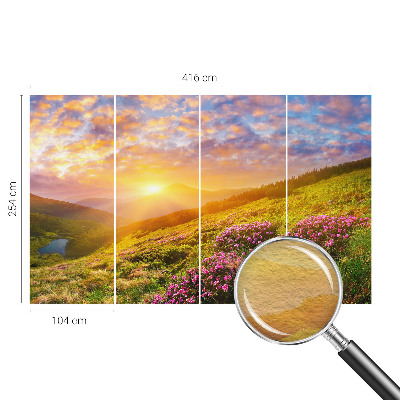 Bedruckte Vlies-Fototapete mit Motiv 'Bergwesten'