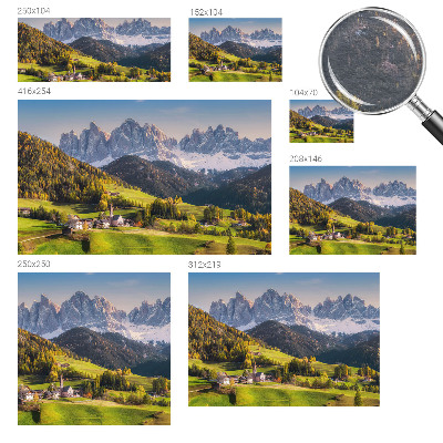 Bildtapete mit Motiv einer Berglandschaft