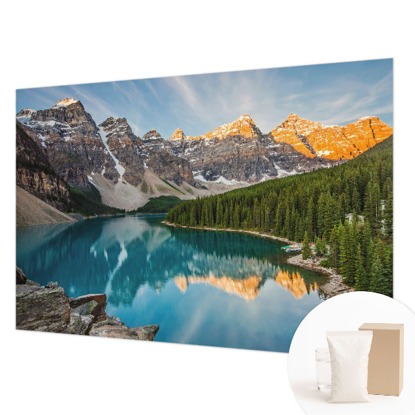 Fototapete nach Maß Spiegelung des Berges