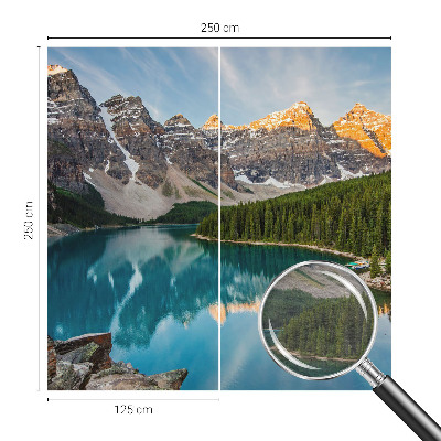 Fototapete nach Maß mit Spiegelung des Berges als Motiv