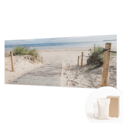 Dekorative Wand-Fototapete Holzsteg