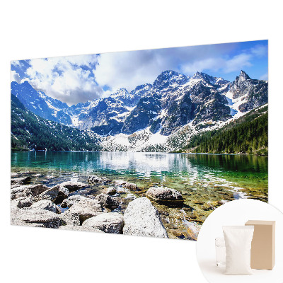 Wandtapete mit Motiv einer Berglandschaft