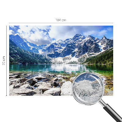 Wandtapete mit Motiv einer Berglandschaft