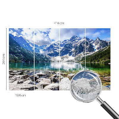 Wandtapete mit Motiv einer Berglandschaft