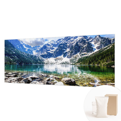 Wandtapete mit Motiv einer Berglandschaft