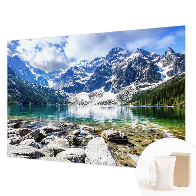 Wandtapete mit Motiv einer Berglandschaft