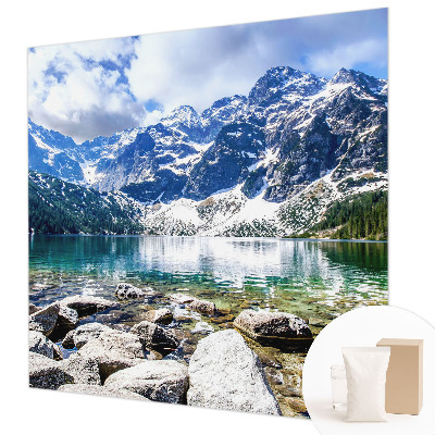 Wandtapete mit Motiv einer Berglandschaft