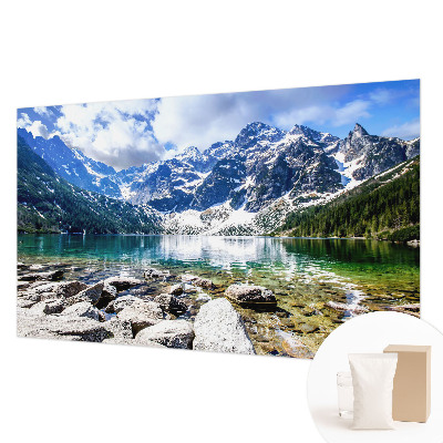 Wandtapete mit Motiv einer Berglandschaft