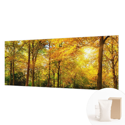 Vlies-Fototapete mit goldenem Blattmotiv