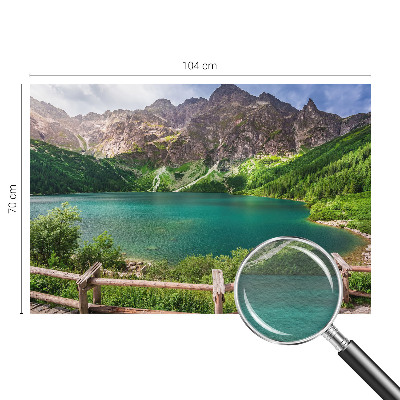 Vlies-Fototapete fürs Schlafzimmer mit Motiv einer Berglandschaft