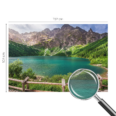 Vlies-Fototapete fürs Schlafzimmer mit Motiv einer Berglandschaft