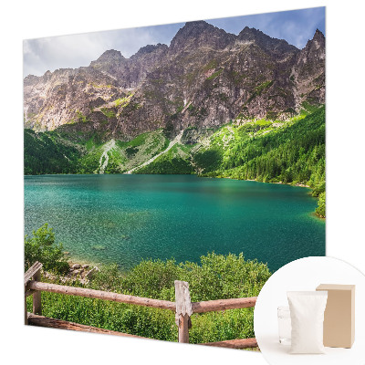 Vlies-Fototapete fürs Schlafzimmer mit Motiv einer Berglandschaft