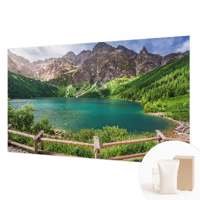 Vlies-Fototapete fürs Schlafzimmer mit Motiv einer Berglandschaft