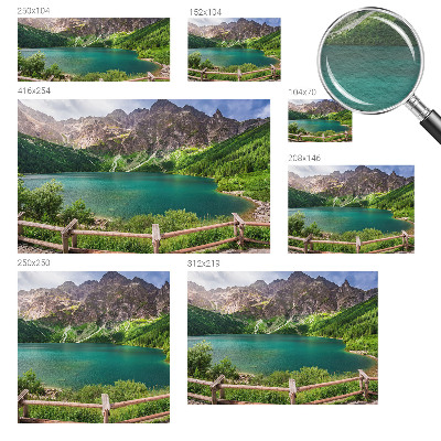 Vlies-Fototapete fürs Schlafzimmer Berglandschaft