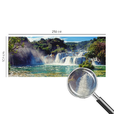 Fototapete fürs Wohnzimmer Wasserfalllandschaft