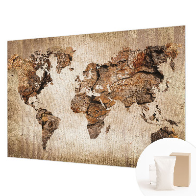 Motivtapete aus Vlies Holzkarte