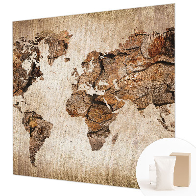 Motivtapete aus Vlies Holzkarte