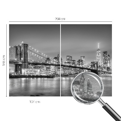 Vlies-Fototapete fürs Kinderzimmer mit dem Motiv der Metropolis-Brücke