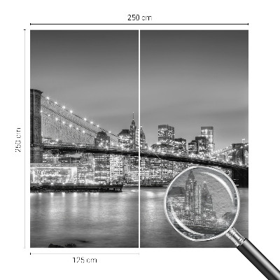Vlies-Fototapete fürs Kinderzimmer mit dem Motiv der Metropolis-Brücke