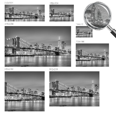 Vlies-Fototapete fürs Kinderzimmer mit dem Motiv der Metropolis-Brücke