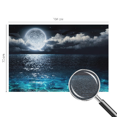 Vliestapete fürs Wohnzimmer Nachtmeer