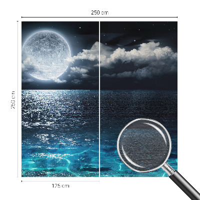 Vliestapete fürs Wohnzimmer Nachtmeer