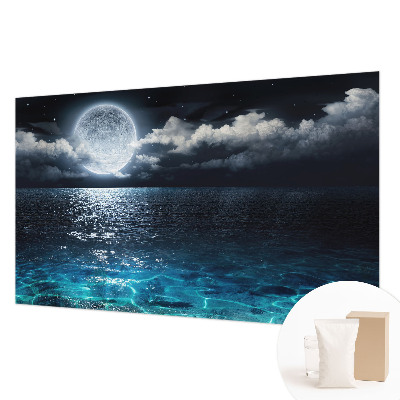 Vliestapete fürs Wohnzimmer Nachtmeer