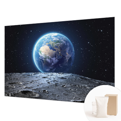 Vliestapete fürs Schlafzimmer mit kosmischem Panorama