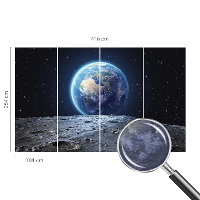 Vliestapete fürs Schlafzimmer Kosmisches Panorama