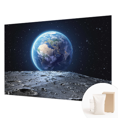 Vliestapete fürs Schlafzimmer mit kosmischem Panorama