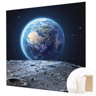 Vliestapete fürs Schlafzimmer mit kosmischem Panorama