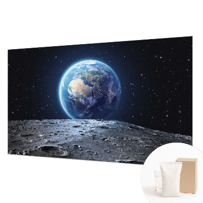 Vliestapete fürs Schlafzimmer mit kosmischem Panorama