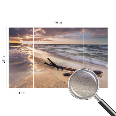 Moderne Vlies-Fototapete mit Motiv 'Weststrand'