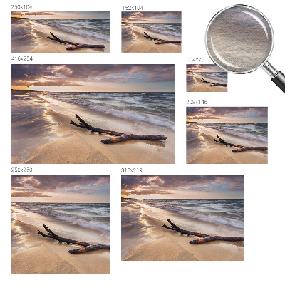 Moderne Vlies-Fototapete mit Motiv 'Weststrand'